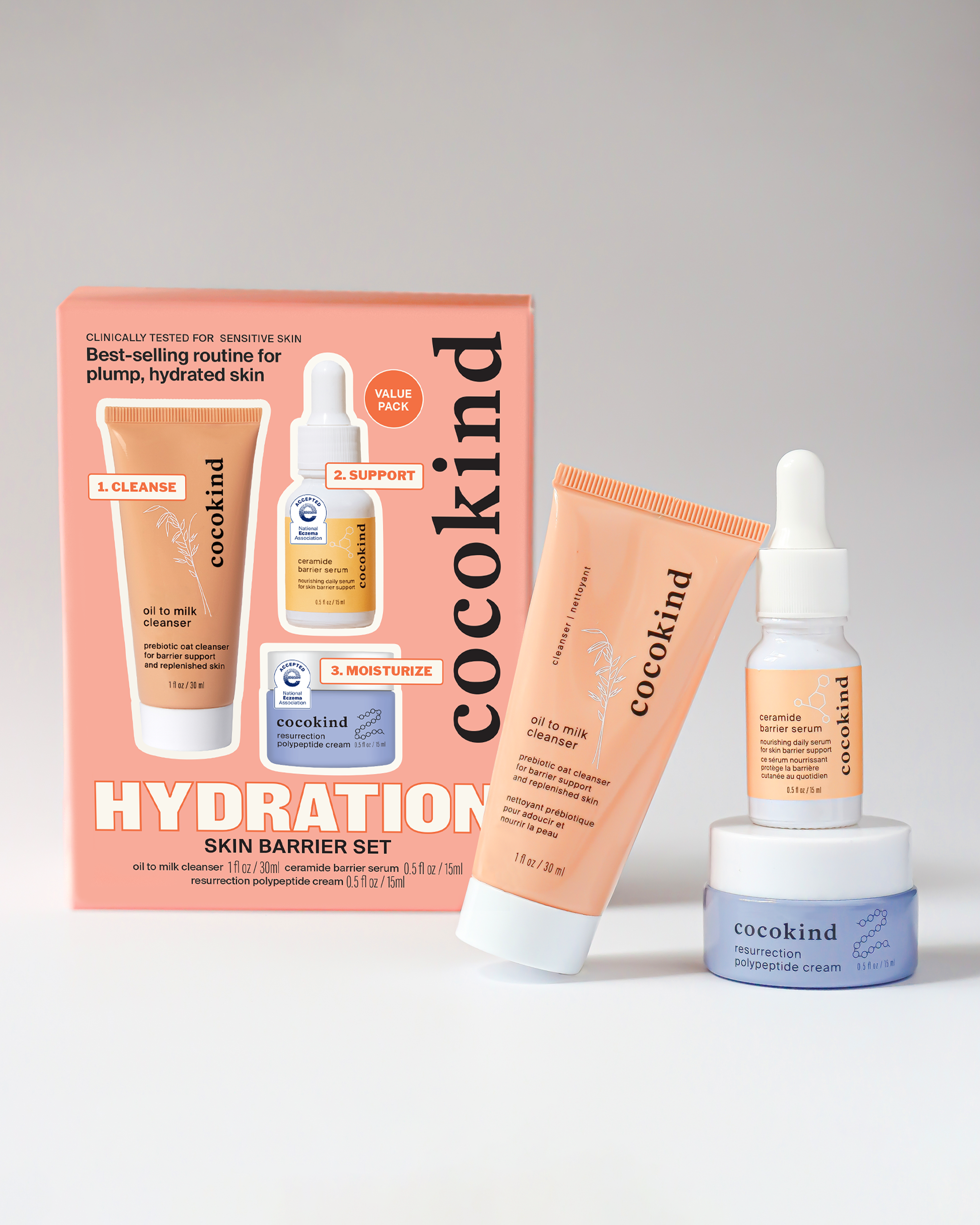 hydration skin barrier set - cocokind