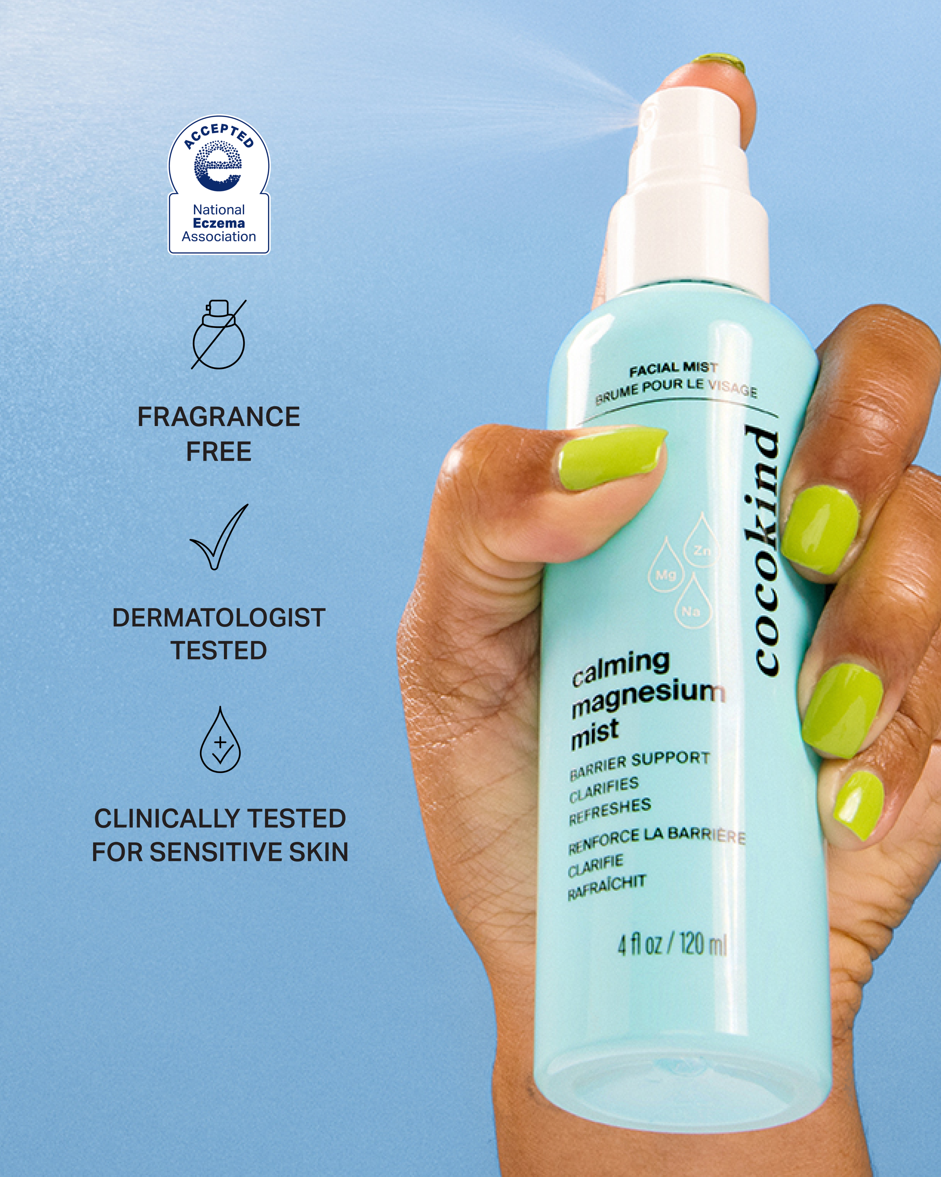 calming magnesium mist - cocokind