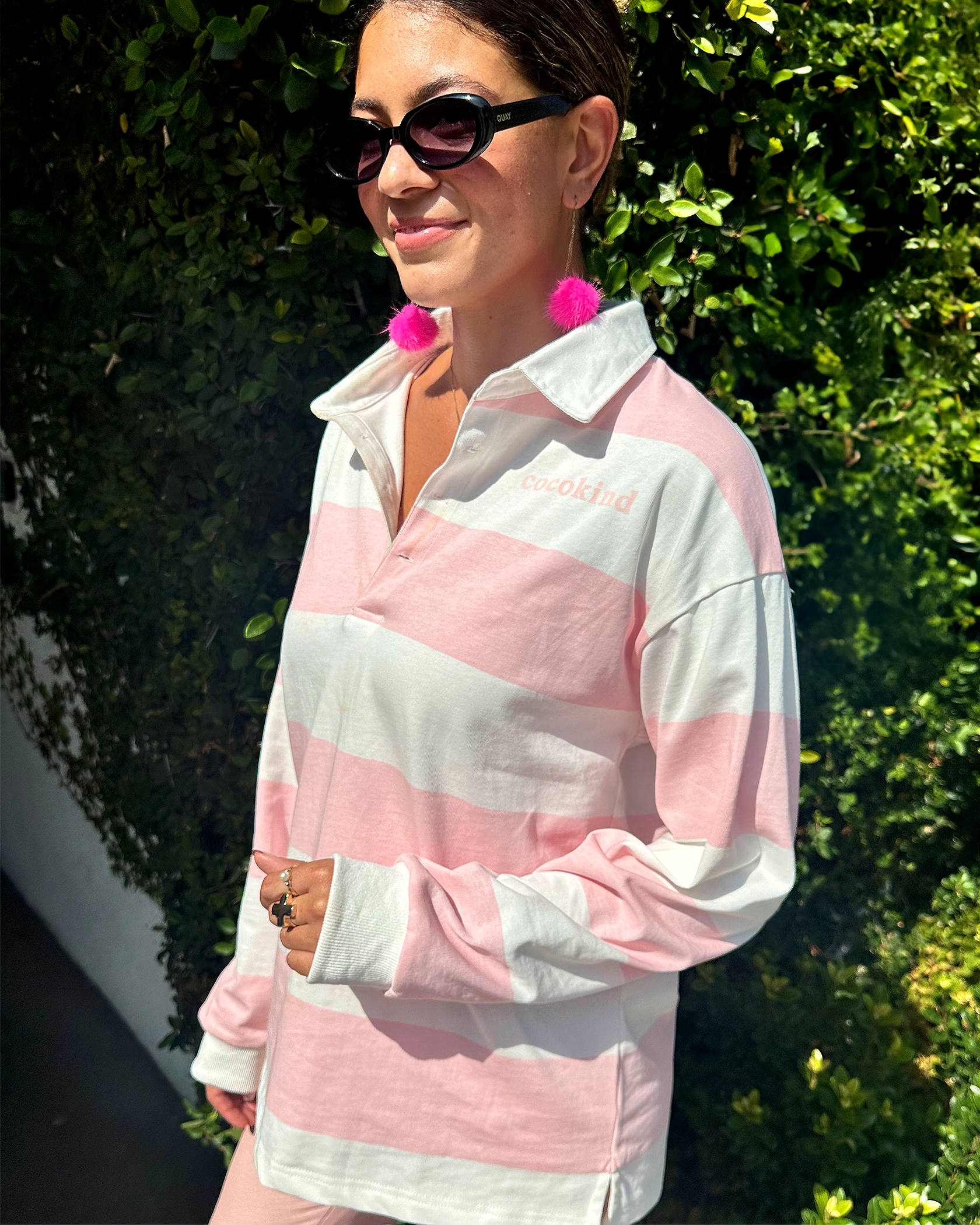 club kind pink polo - cocokind