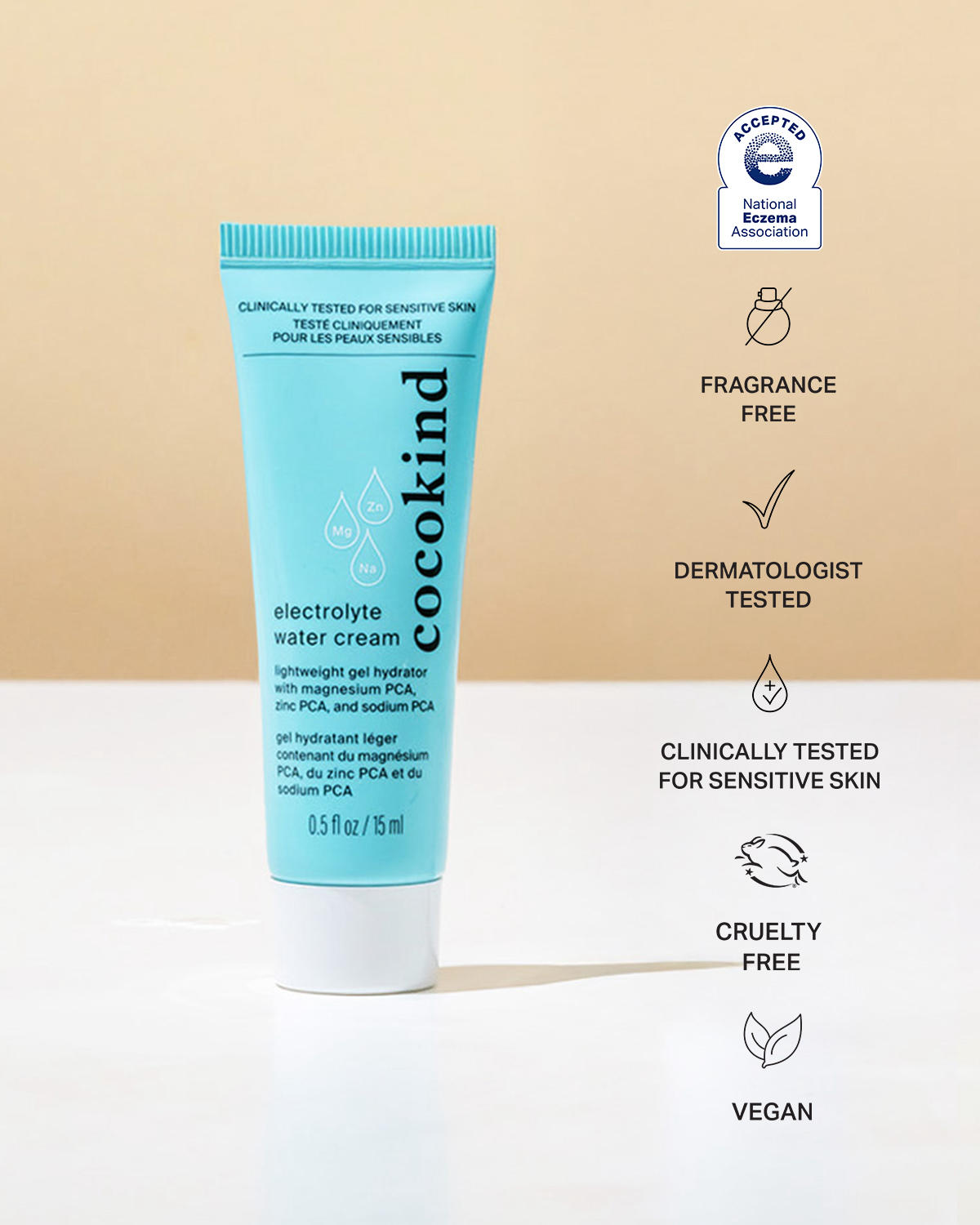 travel-size Electrolyte Water Cream - cocokind