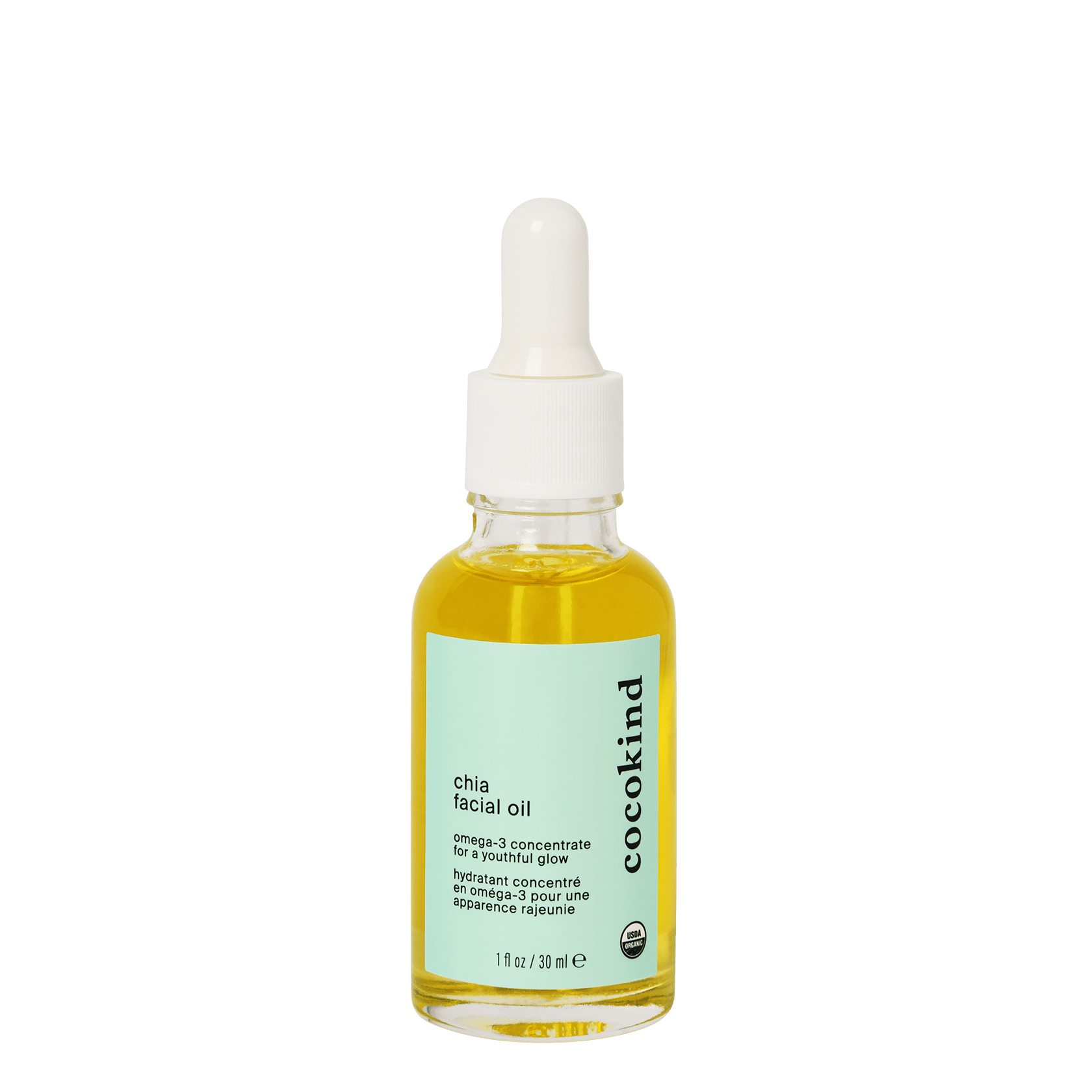 organic chia face oil - cocokind